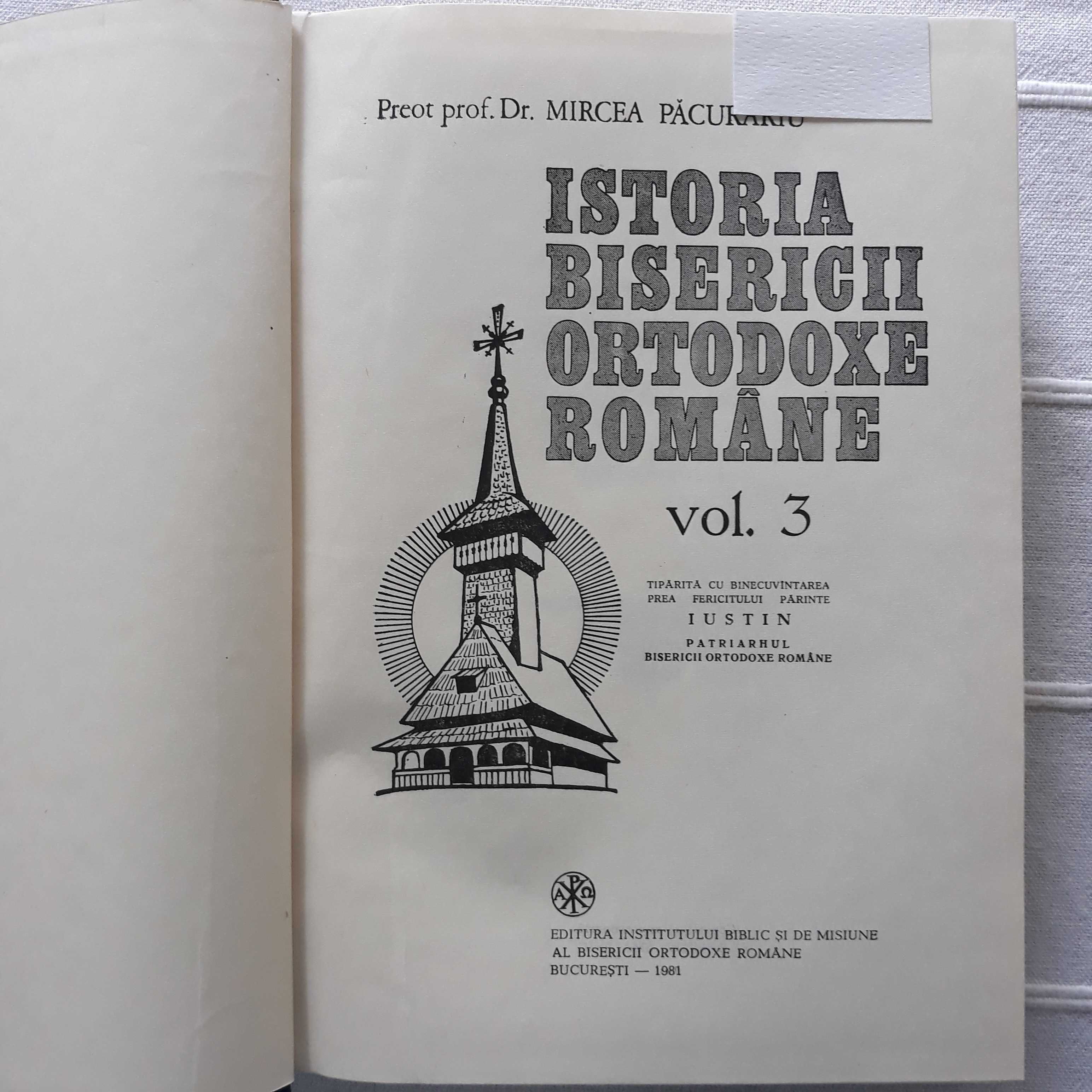 Istoria Bisericii Ortodoxe Române-Pr.Prof.Dr. Mircea Păcurariu