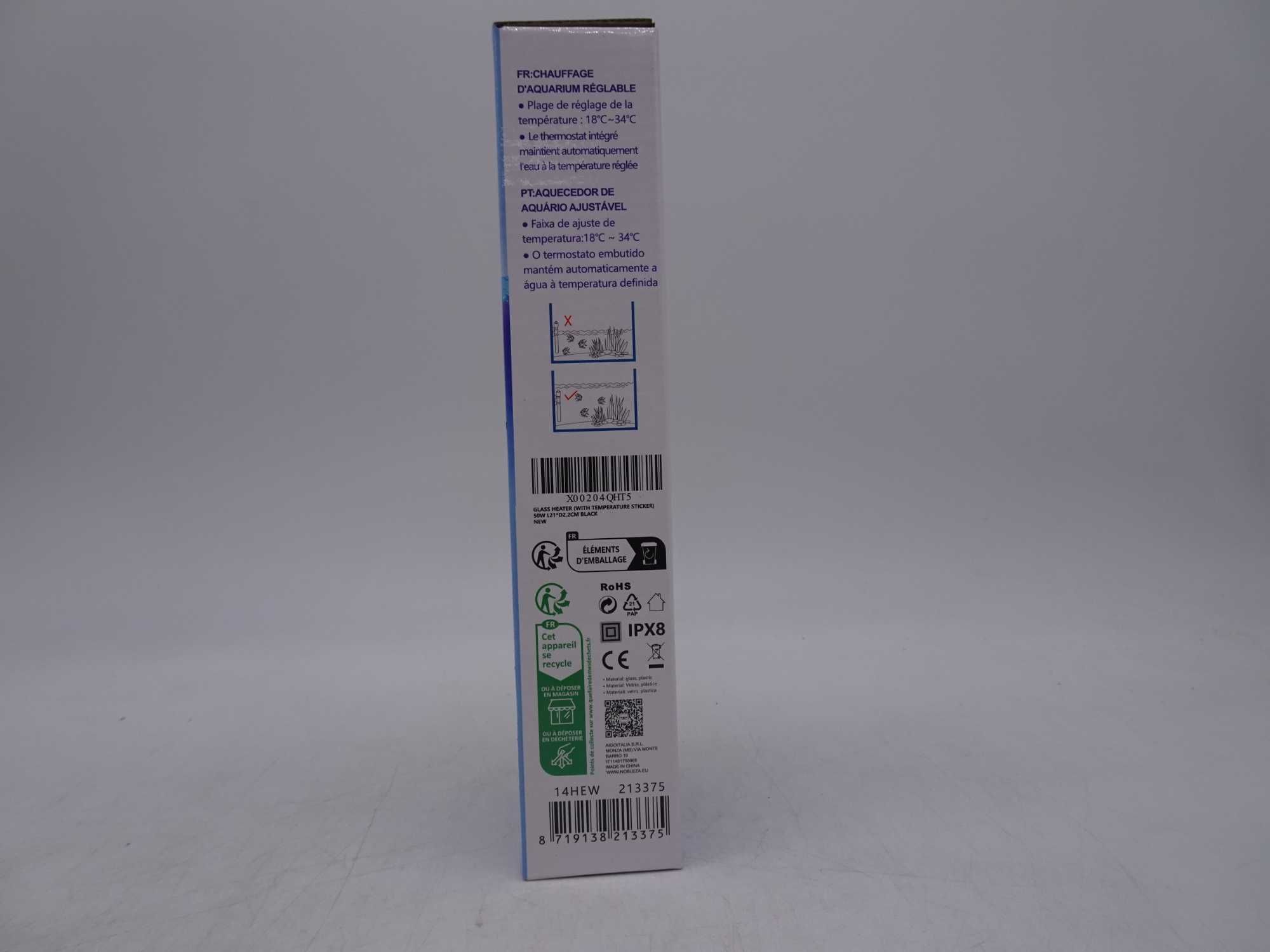 Nobleza incalzitor termostat acvariu 40-60 litri Boyu 50W