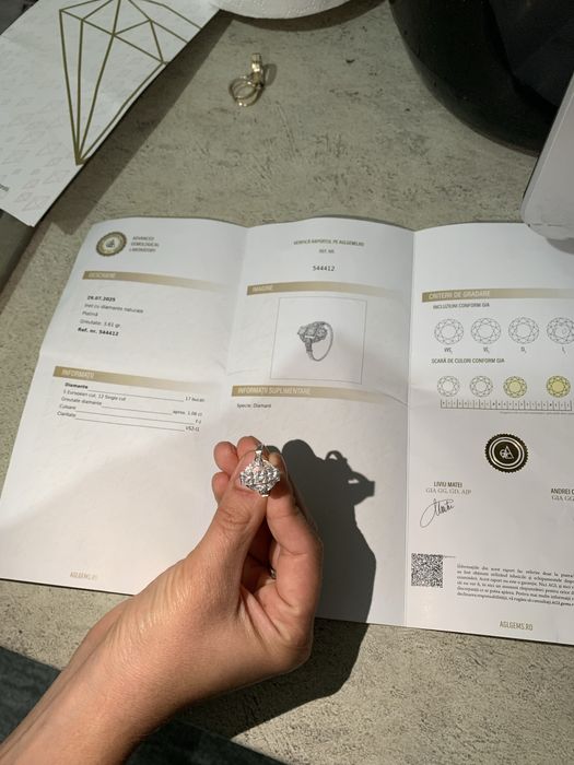 Inele tiffany cu diamante NATURALE cadou perfect