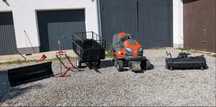 Husqvarna CTH 184T tractor de grădină+4 accesorii