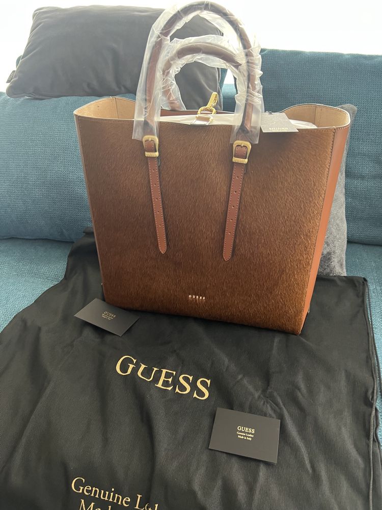 Чанта Guess Lady Lux real brown.100% оригинал.Нова с всички етикети.