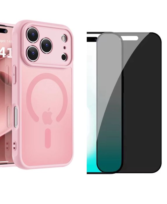 Iphone 17 AIR PRO MAX Husa Magnetica Fit Case + Folie Sticla JoyRoom