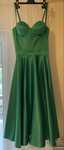 Rochie verde midi