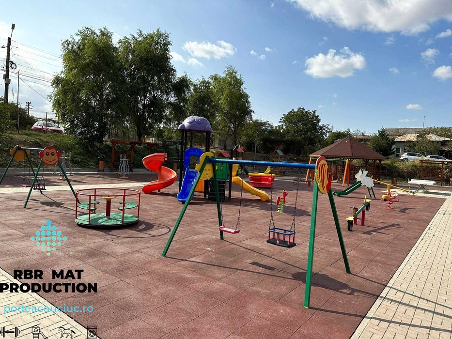 Pavele din cauciuc, patrate, 100x100 cm , grosime 20 mm, sala fitness