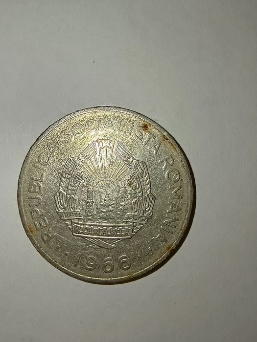 Moneda de 1 leu din anul 1966