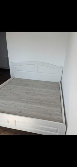 Set dormitor, pat cu saltea si dulap