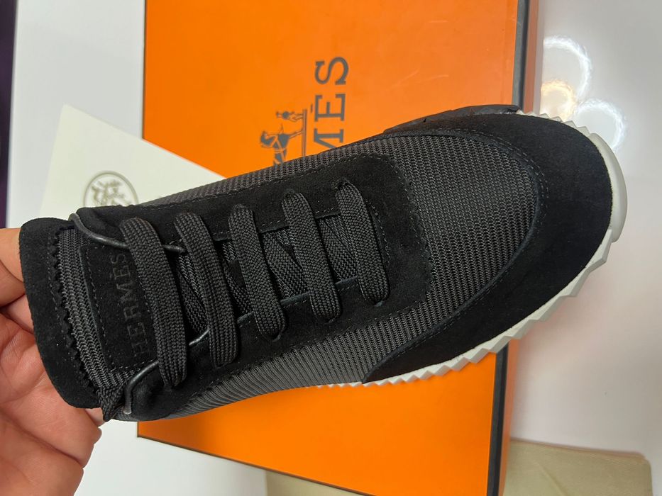 Adidași Hermes negri stil premium – mărimea 42