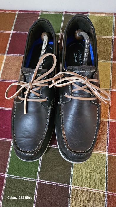 Pantofi Clarks piele maro mărimea 44