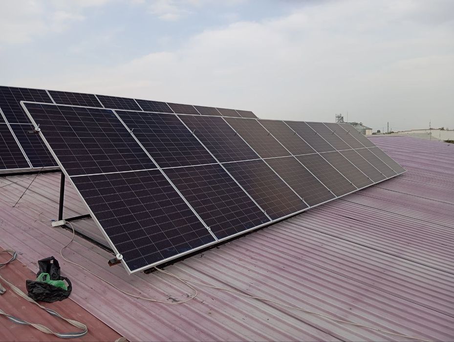 Quyosh panel oʻrnatamiz