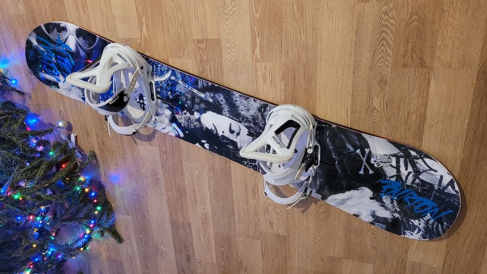 Placa snowboard Burton Channel 152 cu legături Burton Custom EST