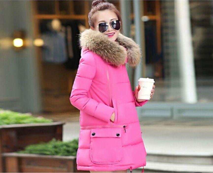 Ново дамско яке в цикламен цвят