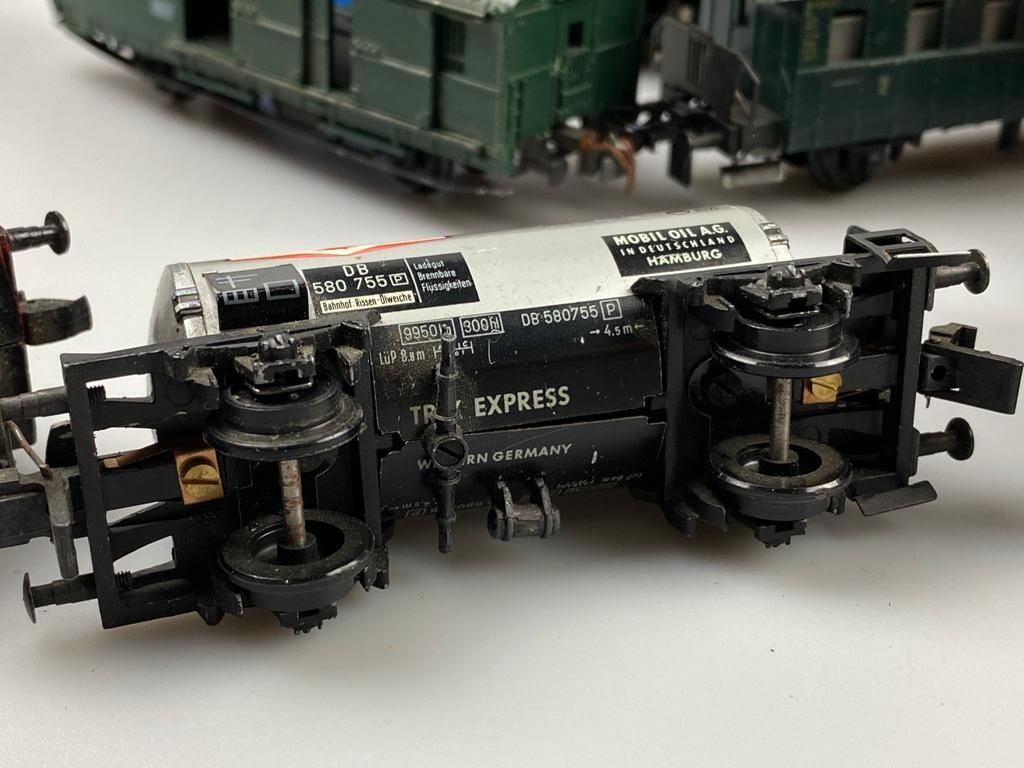 Set trenuleț vintage Trix Express, de colecție.