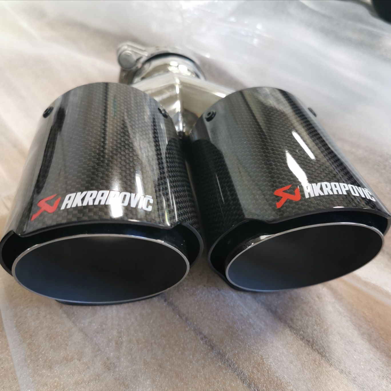 Akrapovic двоен спортен накрайник генерация накрайници акрапович гърне