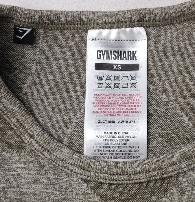 Gymshark Seamless Cropped Long Sleeve Top оригинална блуза XS спорт