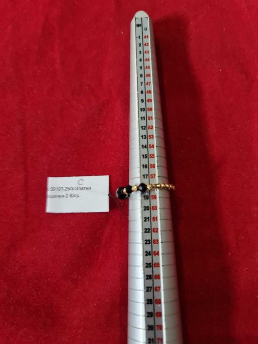 ***НЕПОВТОРИМ***Златен пръстен 2,63гр. 14к