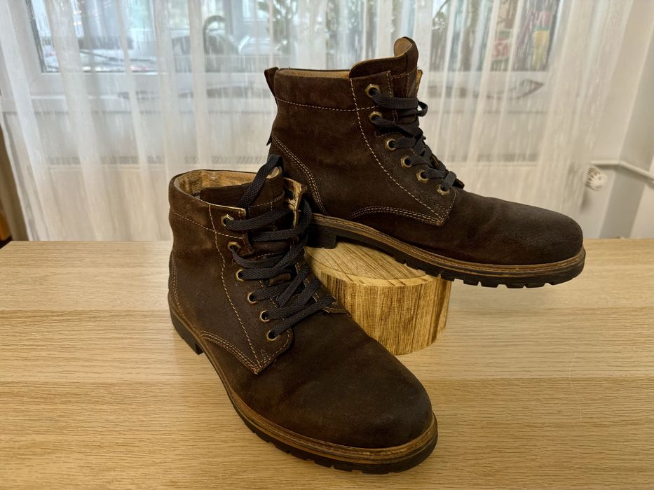 Ghete (toamna/iarna) piele intoarsa - barbat - marime 42