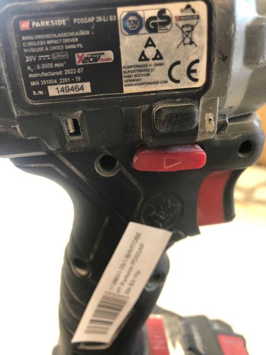 Гайковерт Parkside с батерия и зарядно!