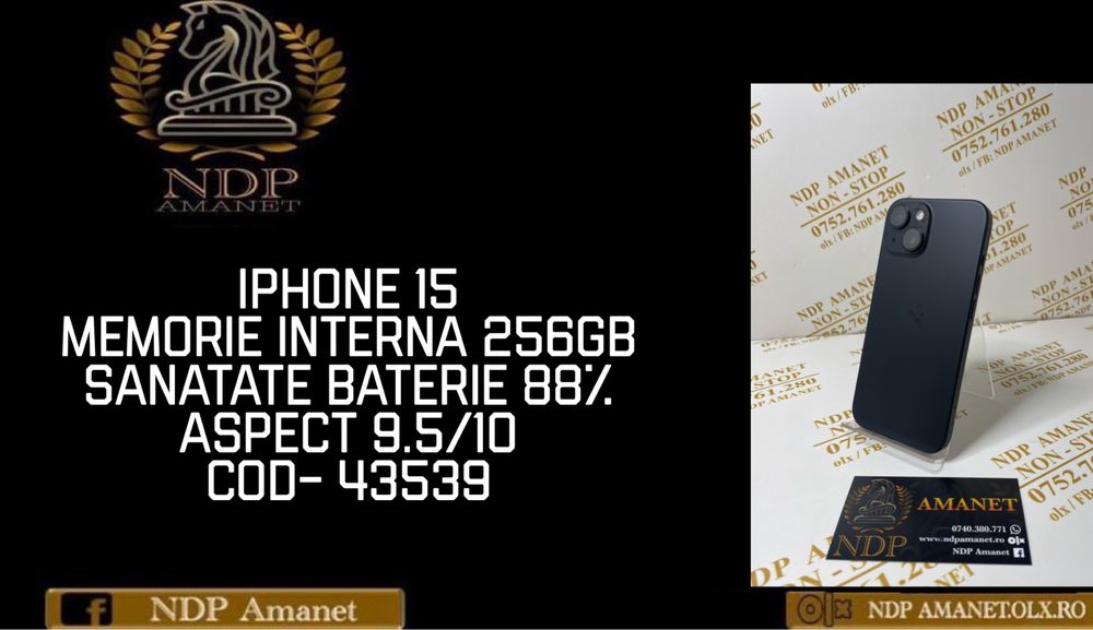 NDP Amanet Braila Iphone 15 (43539)
