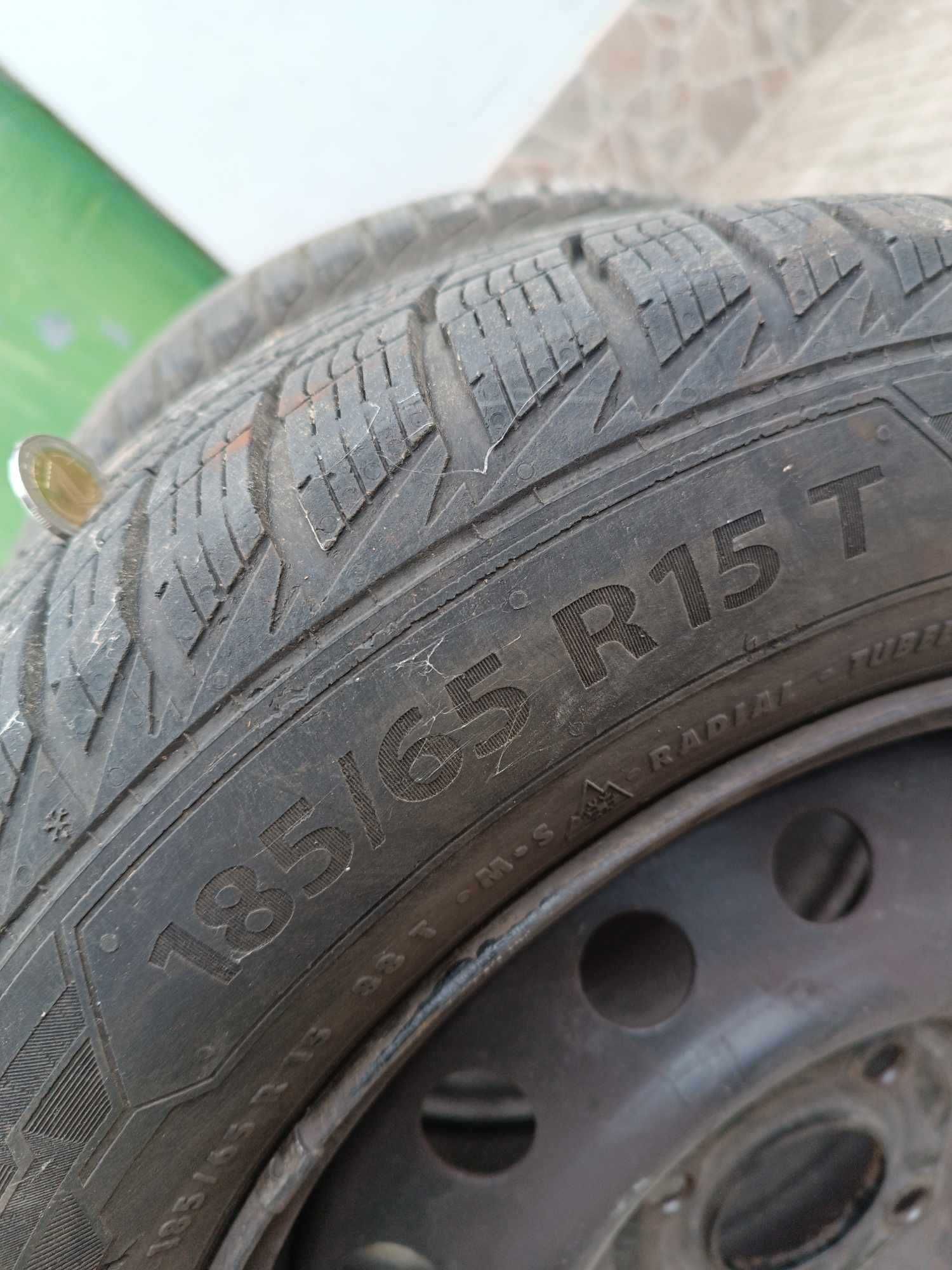 Джанти 4бр за Nissan Almera  + 4броя гуми  15 цола  185/65 R15