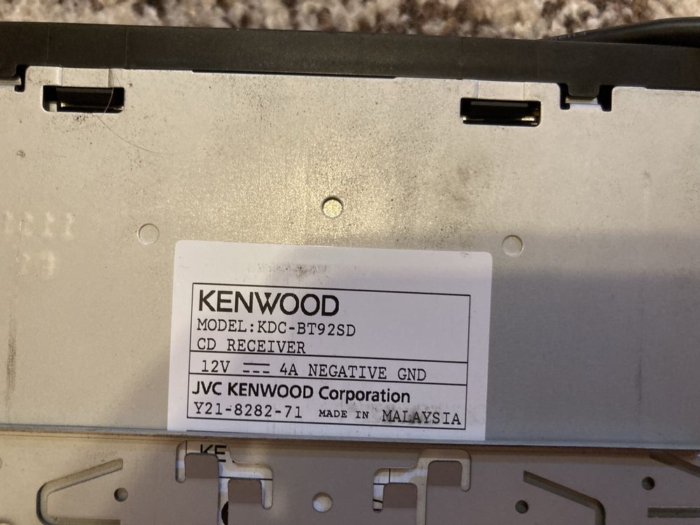 Player auto Kenwood KDC-BT92SD