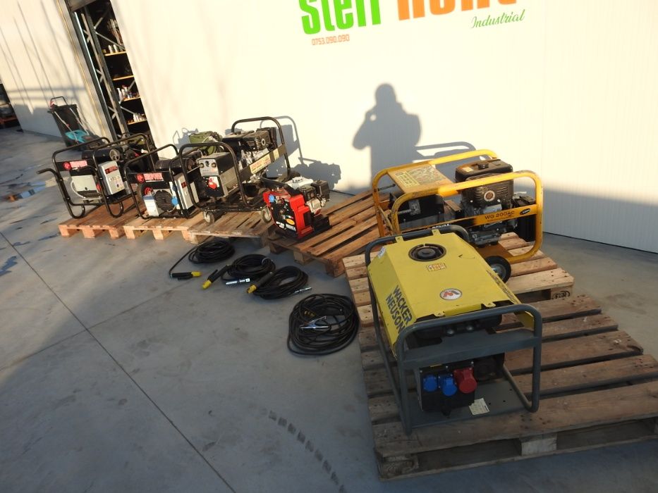 Inchiriez generator cu aparat sudura 160-400 ah subaru honda
