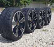 Set original r22 Porsche Cayenne GTS, model Sport Classic, BiColor.