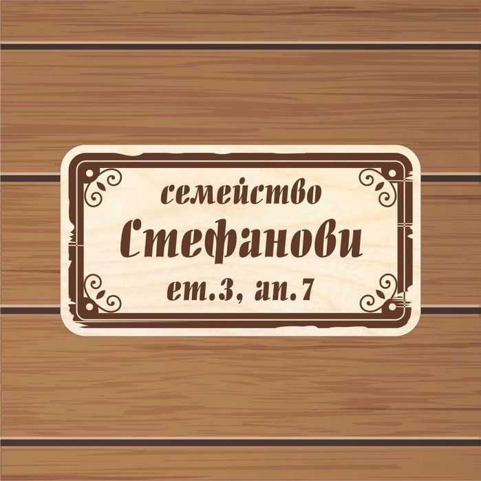 Табелка за врата