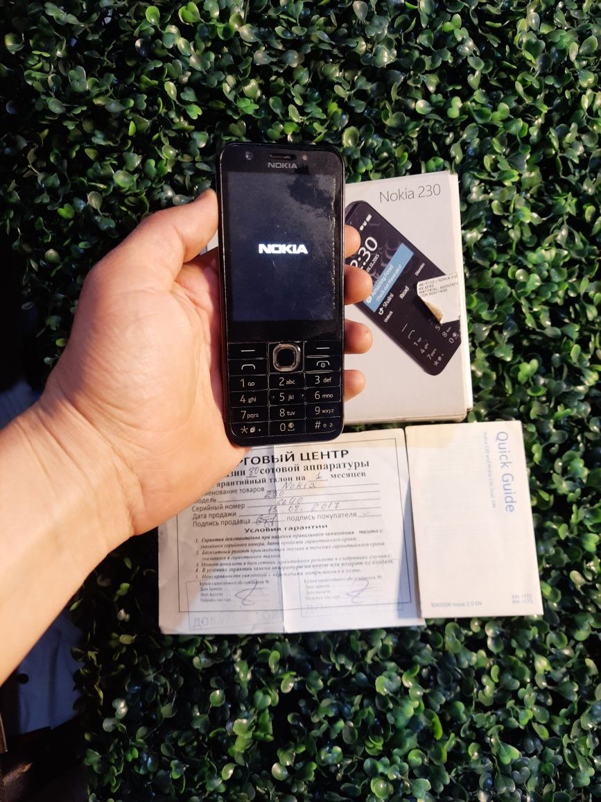 Nokia 230 Vietnam Orginal 2Sim IMEIdan o‘tgan karopka dakumenti bor