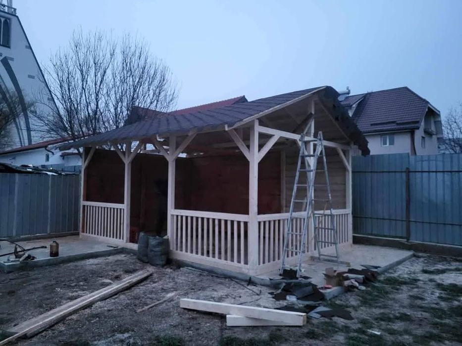 Construim orice model de foișor și terase