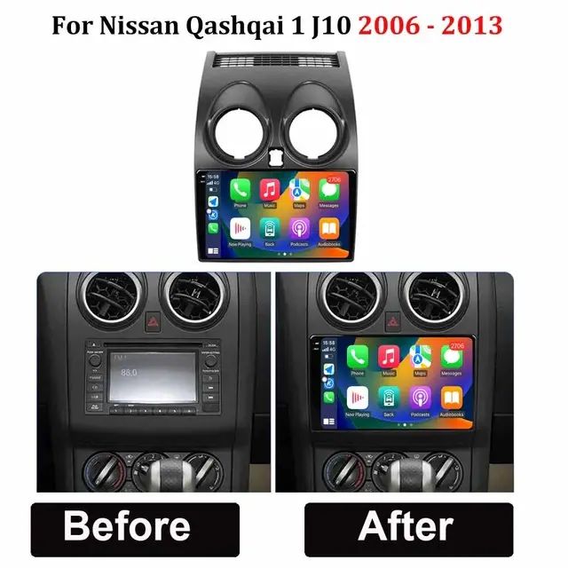 Мултимедия Nissan Qashqai J10  Android навигация