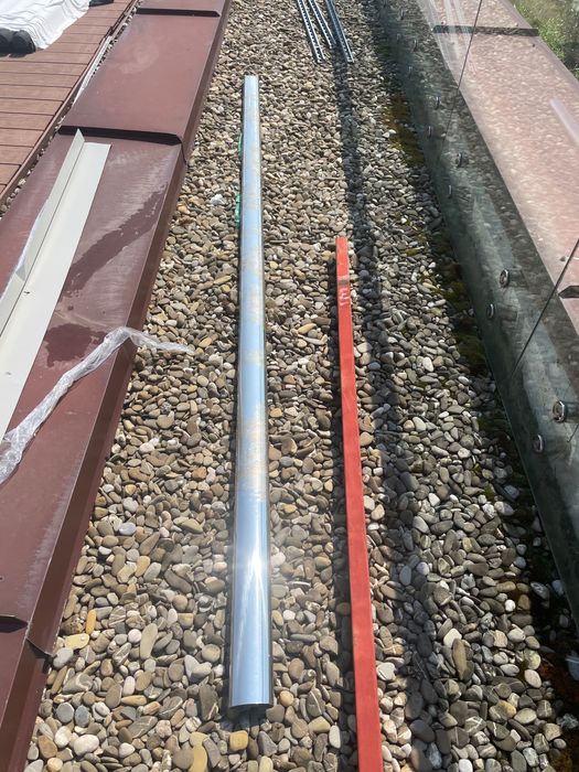 Mana curentă/balustradă inox masiv la 6 m