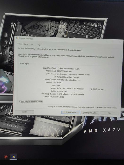 Gaming computer pc