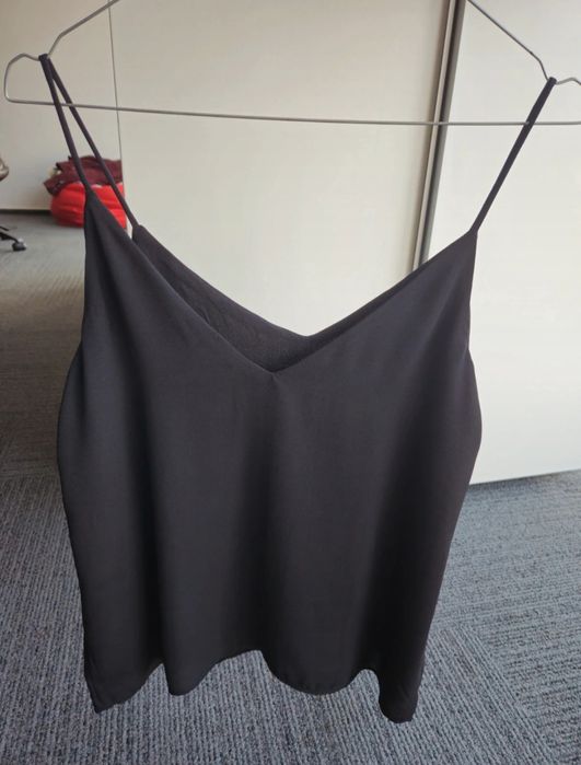 Black top cu bretele