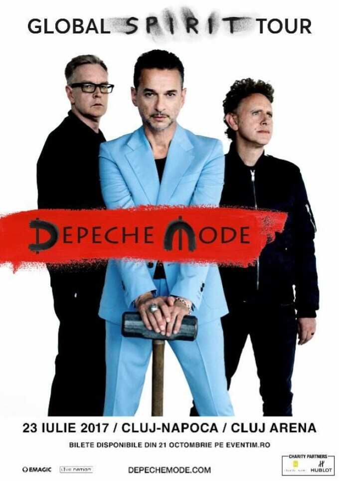 Depeche Mode - Poster Concert Cluj 2017