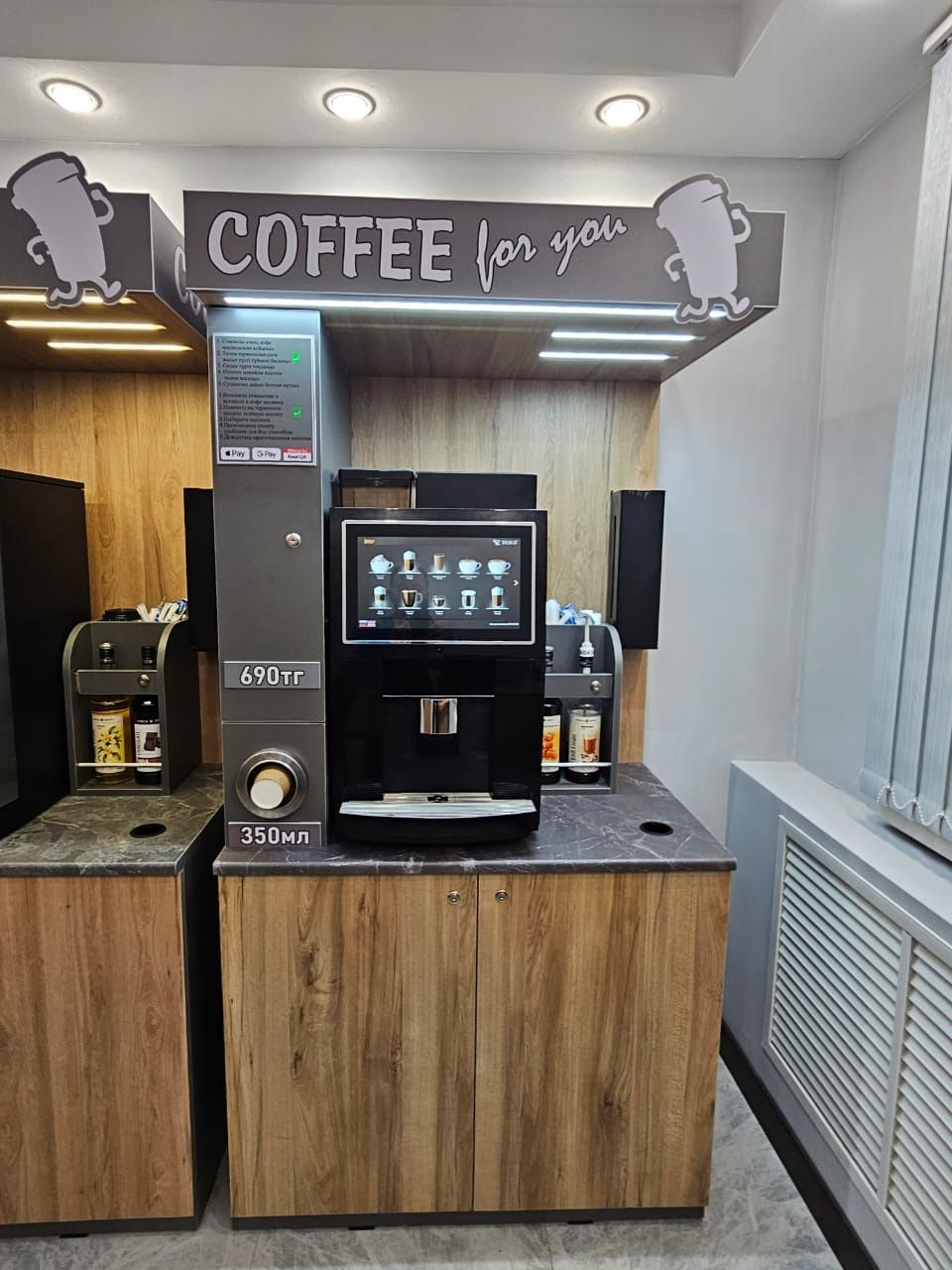 Кофеаппарат, кофейни самообслуживания, бизнес.