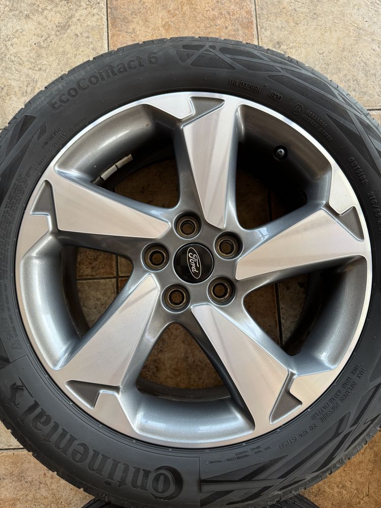 17” Оригинални Ford джанти – 5x108 – С Continental гуми! Без кривини!