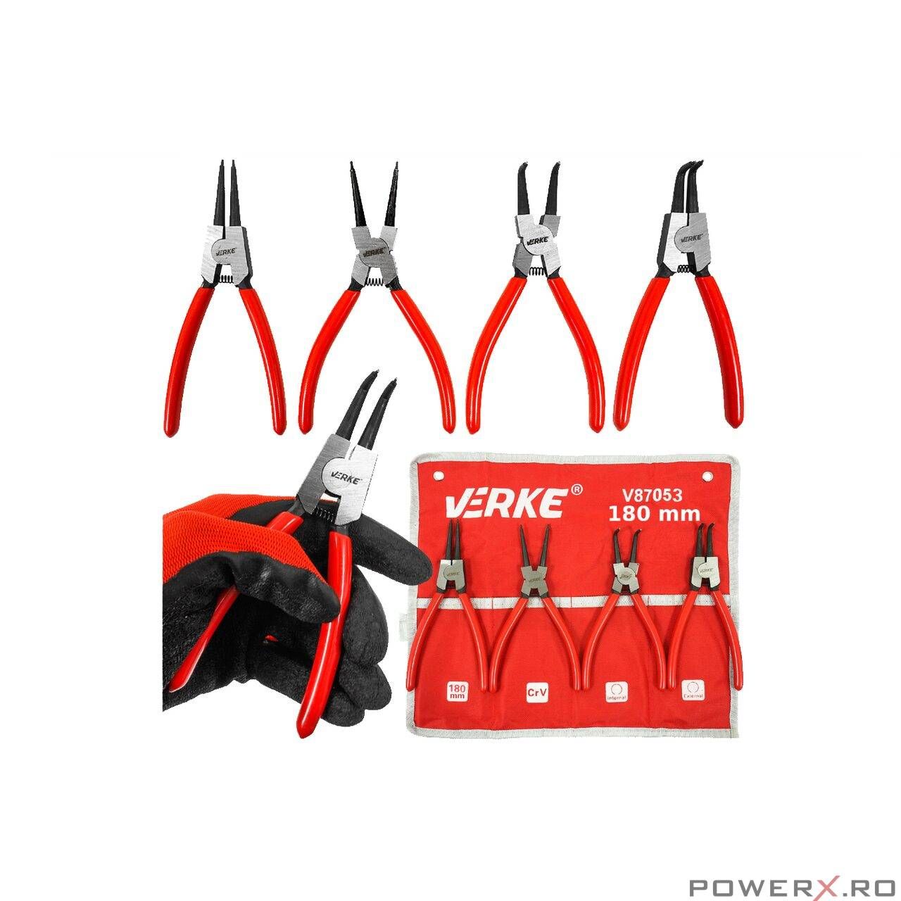 Set 4 clesti pentru sigurante interioare si exterioare, 180 mm,