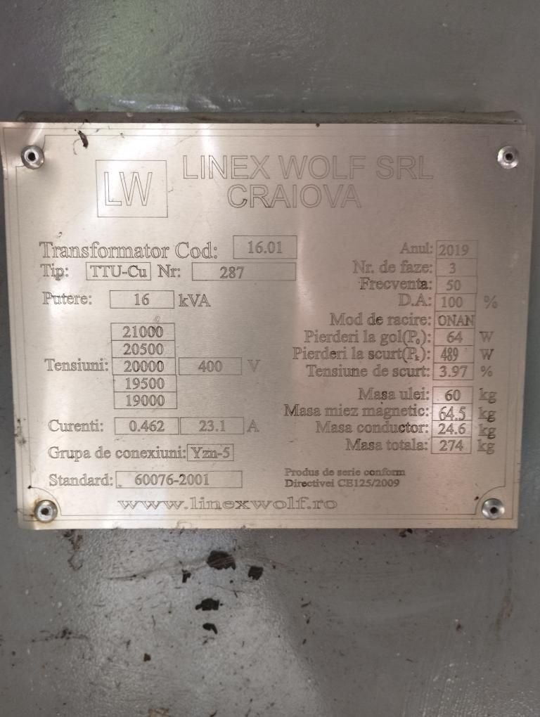 Vând transformator electric înaltă tensiune