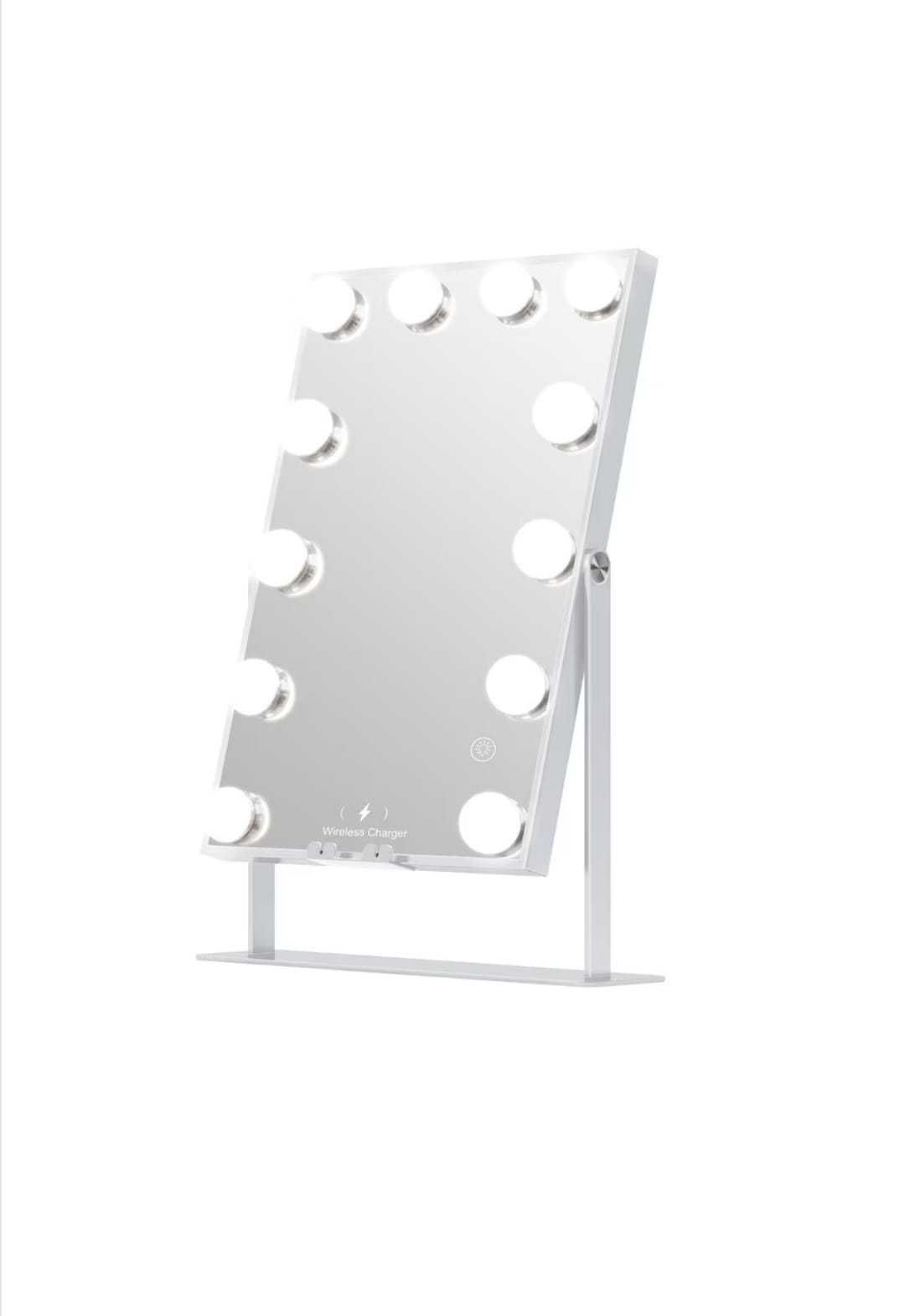 LED огледало FENCHILIN, Метал, Bluetooth, 30 x 41 см