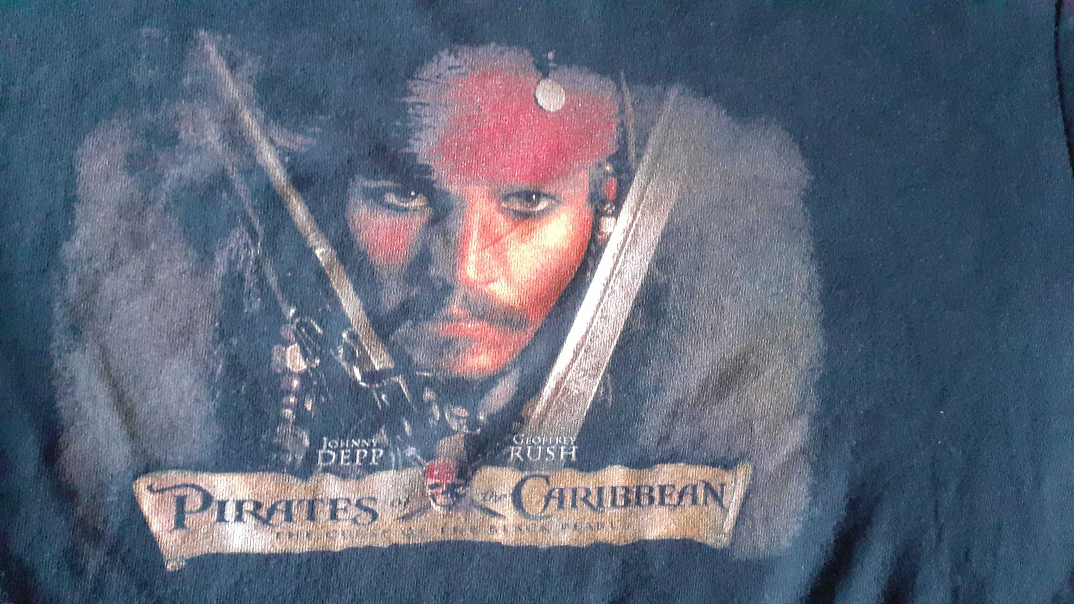 тениска с Джони Деп Карибски пирати размер S