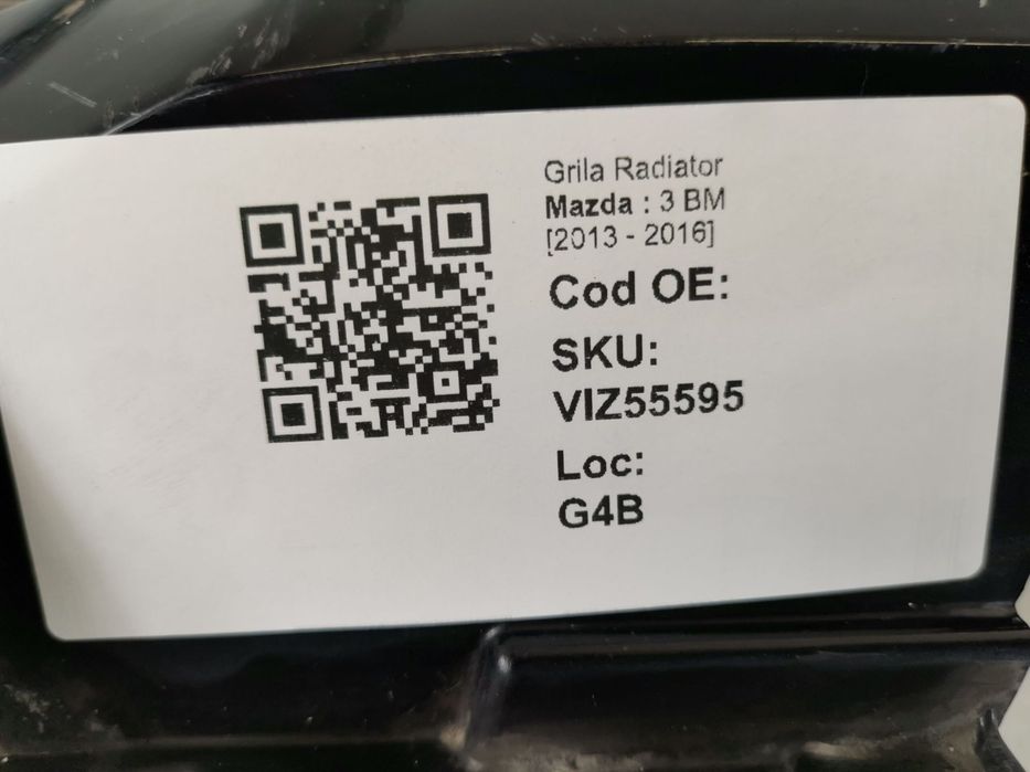 Grila Radiator Mazda  3 BM 2013 2014 2015 2016 Originala In Stare Buna