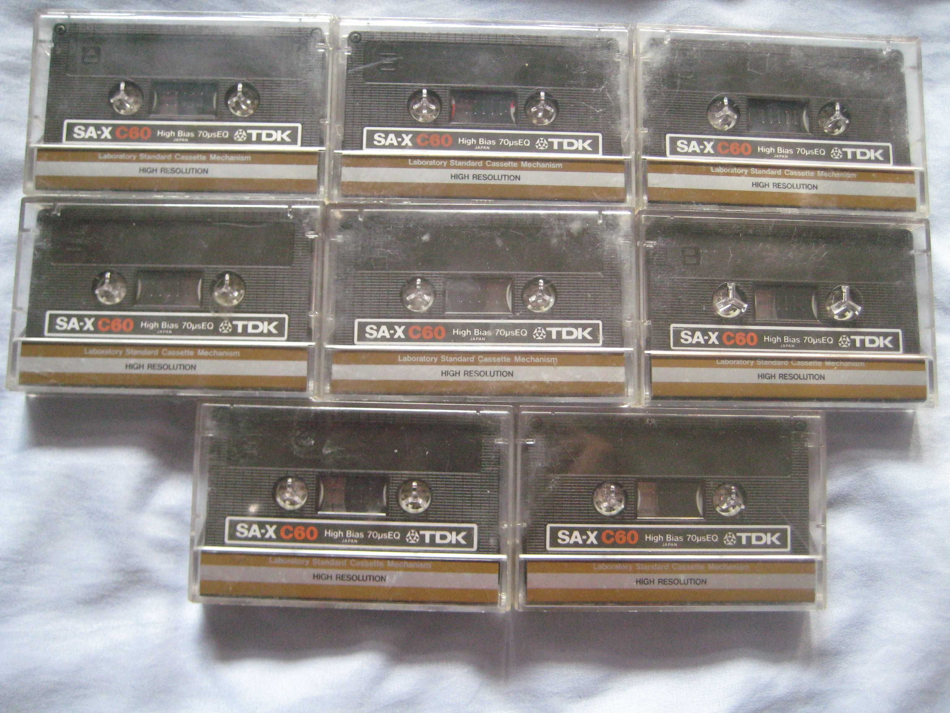 Продавам аудио касети TDK SA-X C60 Crome Made in Japan