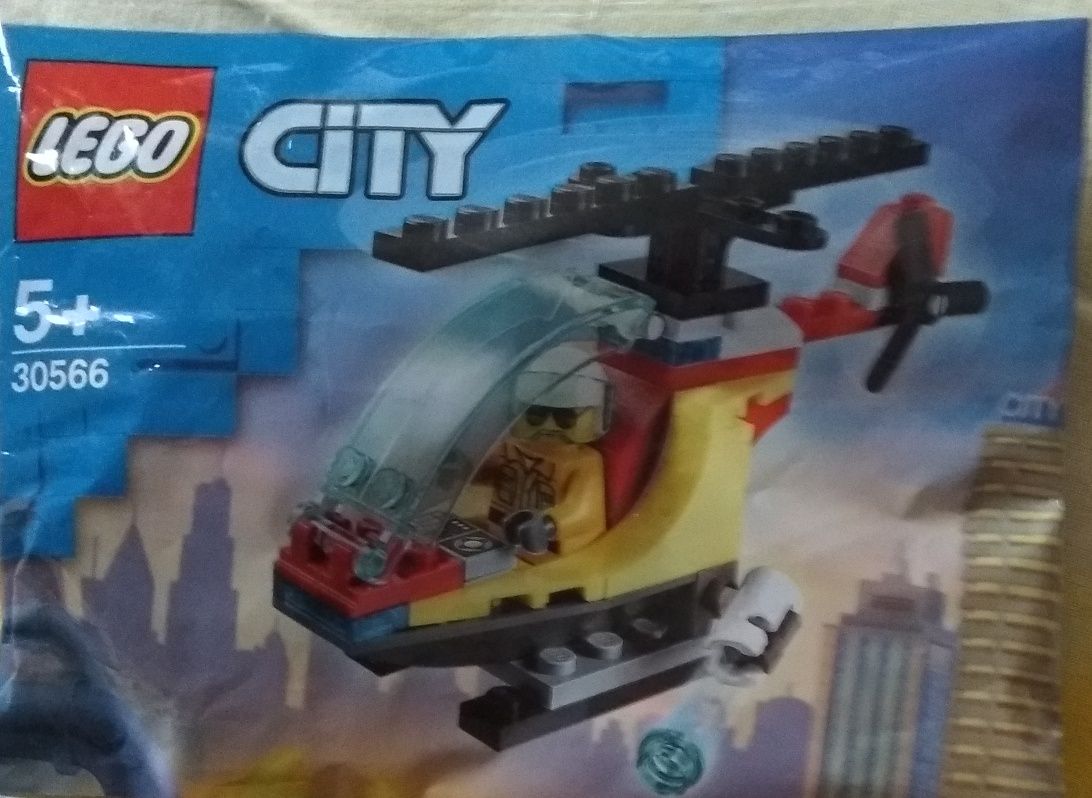 Set Lego 30566. Elicopter brigada de pompieri