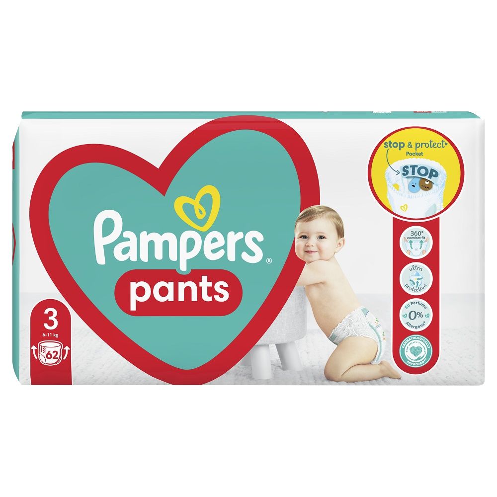 Pampers  nr 3  nou