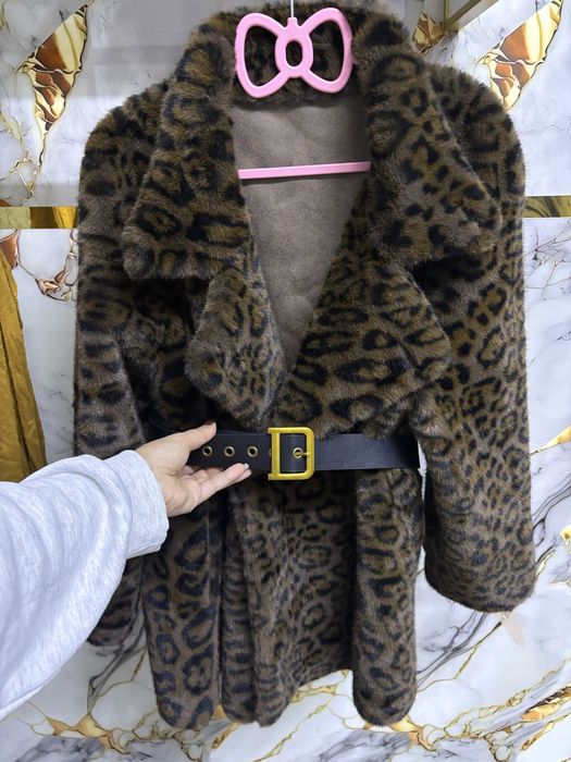 Леопардовые шуба до хл