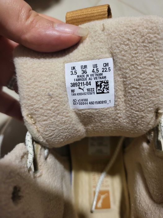 Puma RS-X Mid Leather ‘Light Sand ORGINAL NOU fara cutie 36 NEPURTATI