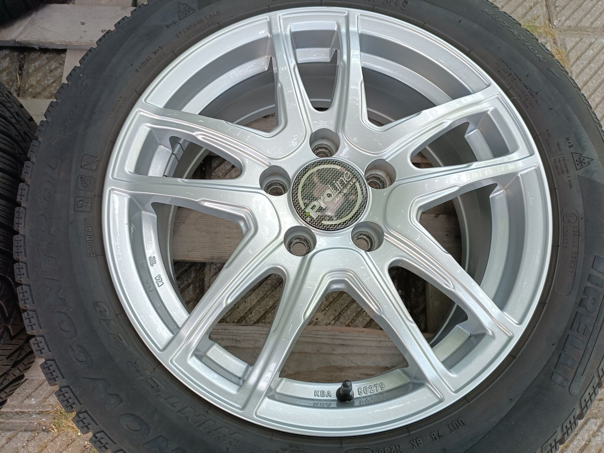 Лети джанти 16ки 5х112 Platin + зимни гуми 205/55/16 Pirelli