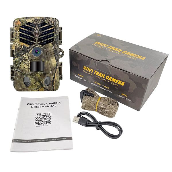 WIFI фото капан ULTRA HD 2.7К 32MP с невидима светлина 940NM /LK047/