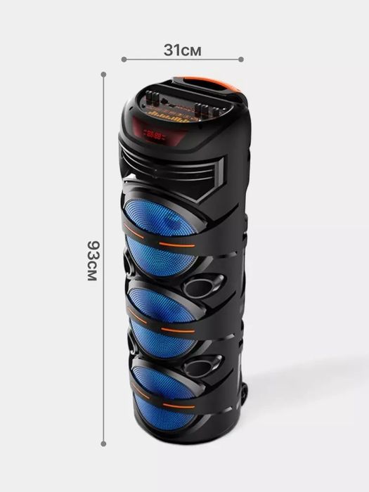 Mikrafonli, masofadan boshqariladigon Bluetooth kolonka
Buyrutma beris