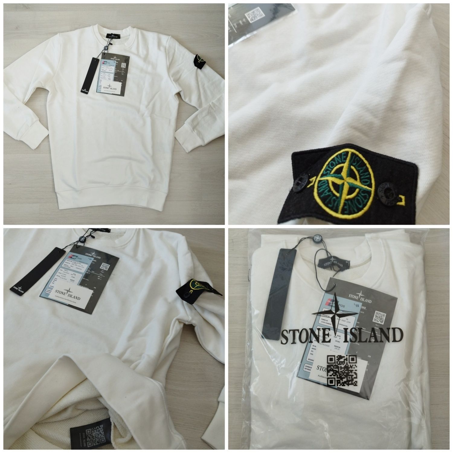 Мъжка фланелка блуза Stone Island C.p Company 100% памук нови худу
